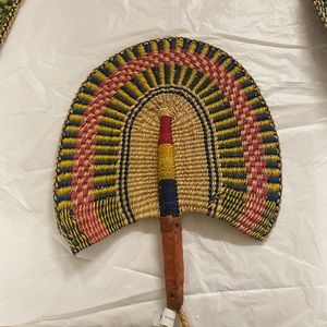 Handwoven fan.